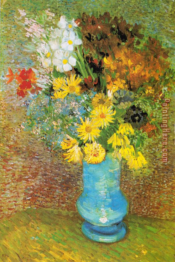Vincent van Gogh Vase Mit Margeriten Und Anemonen